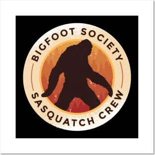 Bigfoot Society Sasquatch Crew Posters and Art